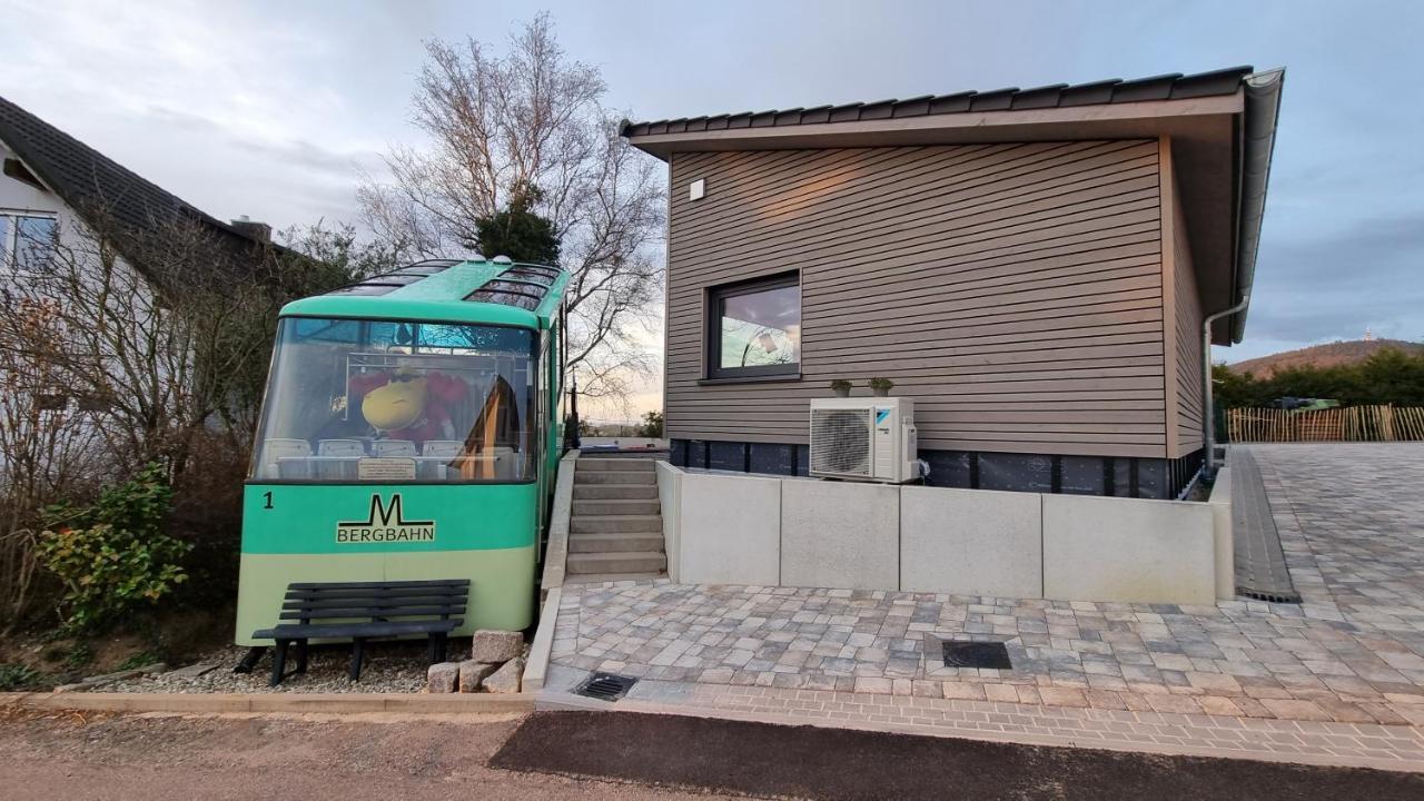 Exklusives Holzhaus Mit Bergbahn - Baden-Baden Im Schwarzwald Villa Dış mekan fotoğraf