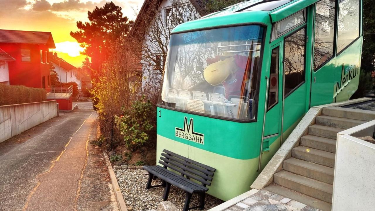 Exklusives Holzhaus Mit Bergbahn - Baden-Baden Im Schwarzwald Villa Dış mekan fotoğraf